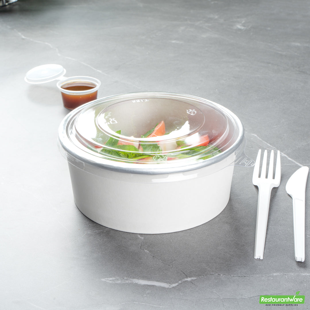 Wholesale Restaurantware Clear Plastic Take Out Container Lid - Fits 37 and 42 Oz - 6.5" X 6.5" X 0.2"- Bulk