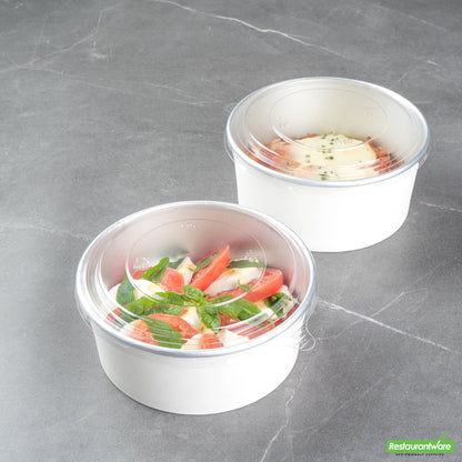 Wholesale Restaurantware Clear Plastic Take Out Container Lid - Fits 37 and 42 Oz - 6.5" X 6.5" X 0.2"- Bulk