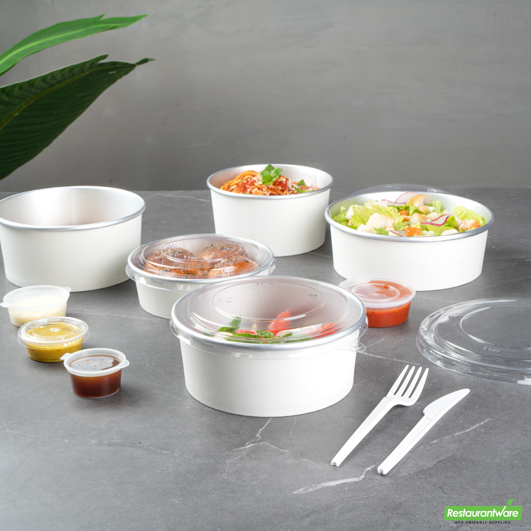 Wholesale Restaurantware Clear Plastic Take Out Container Lid - Fits 37 and 42 Oz - 6.5" X 6.5" X 0.2"- Bulk