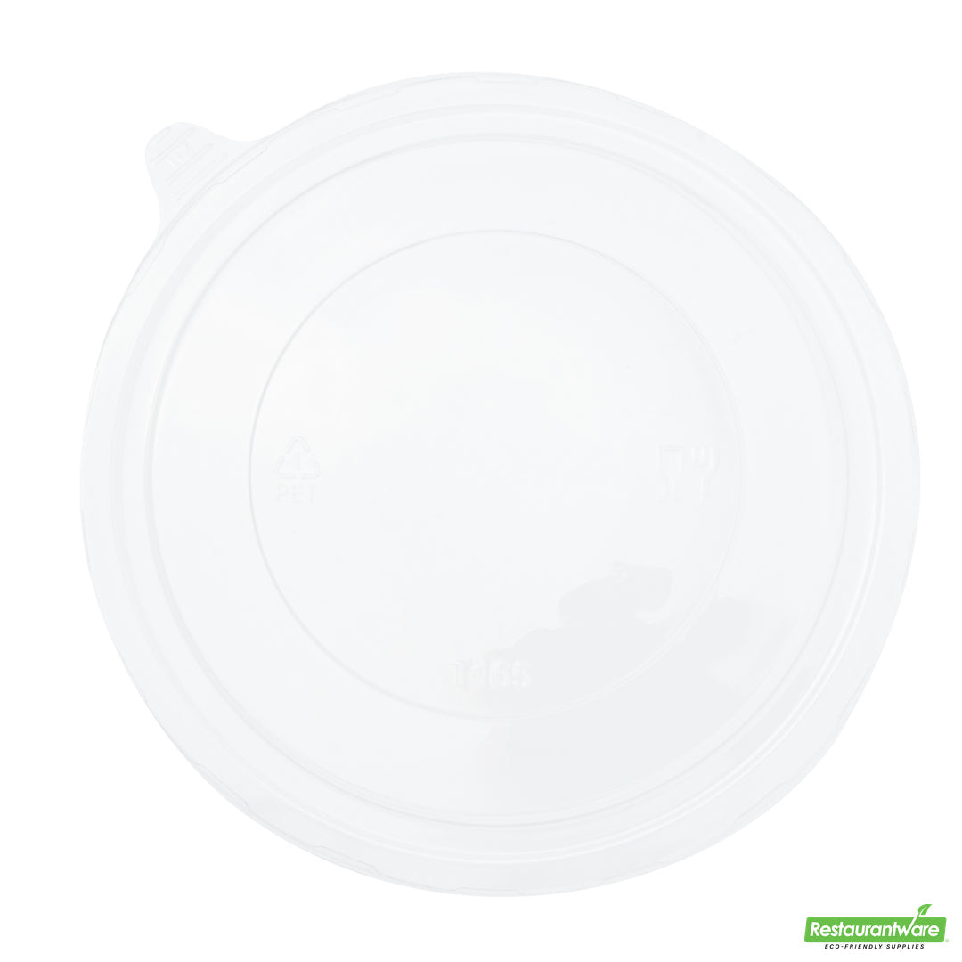 Wholesale Restaurantware Clear Plastic Take Out Container Lid - Fits 37 and 42 Oz - 6.5" X 6.5" X 0.2"- Bulk