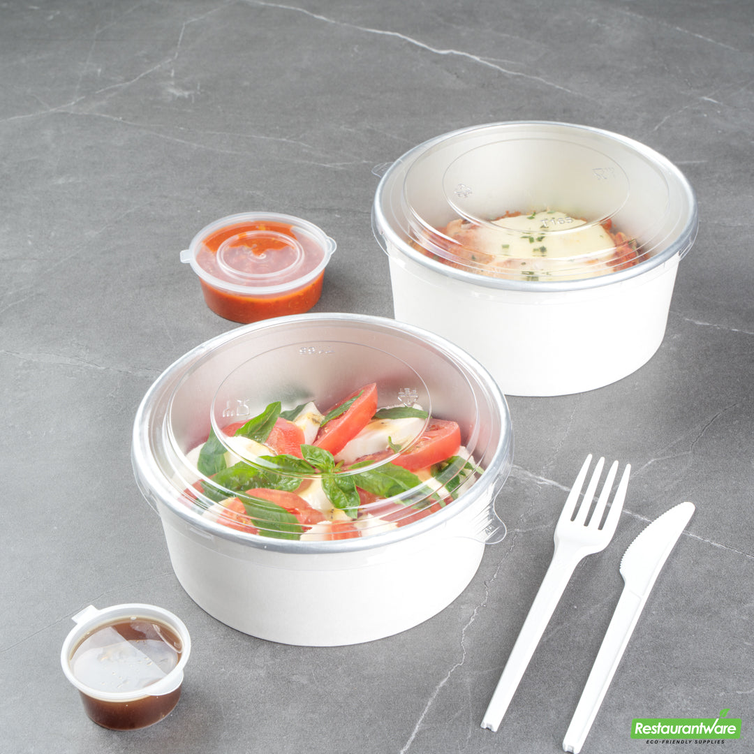 Wholesale Restaurantware Clear Plastic Take Out Container Lid - Fits 37 and 42 Oz - 6.5" X 6.5" X 0.2"- Bulk