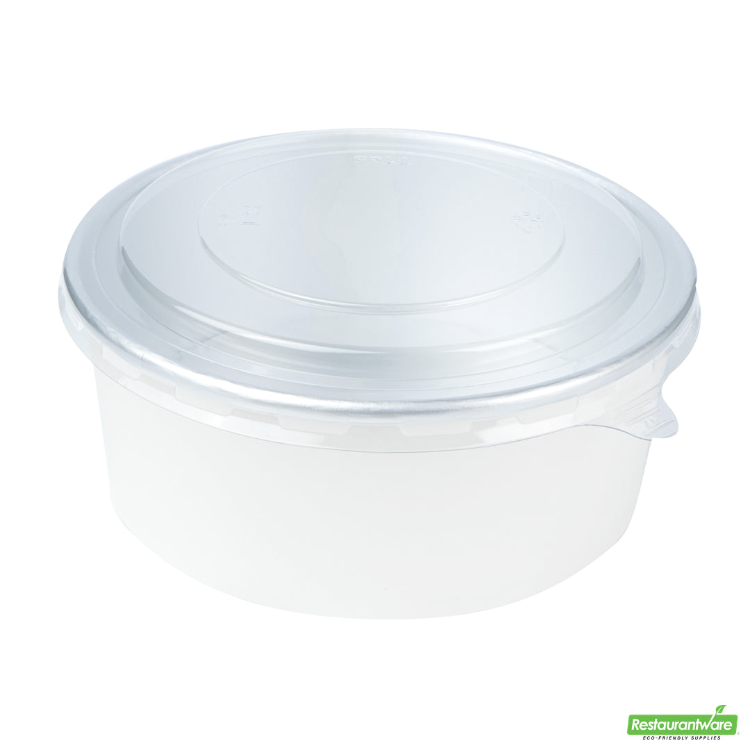 Wholesale Restaurantware Clear Plastic Take Out Container Lid - Fits 37 and 42 Oz - 6.5" X 6.5" X 0.2"- Bulk