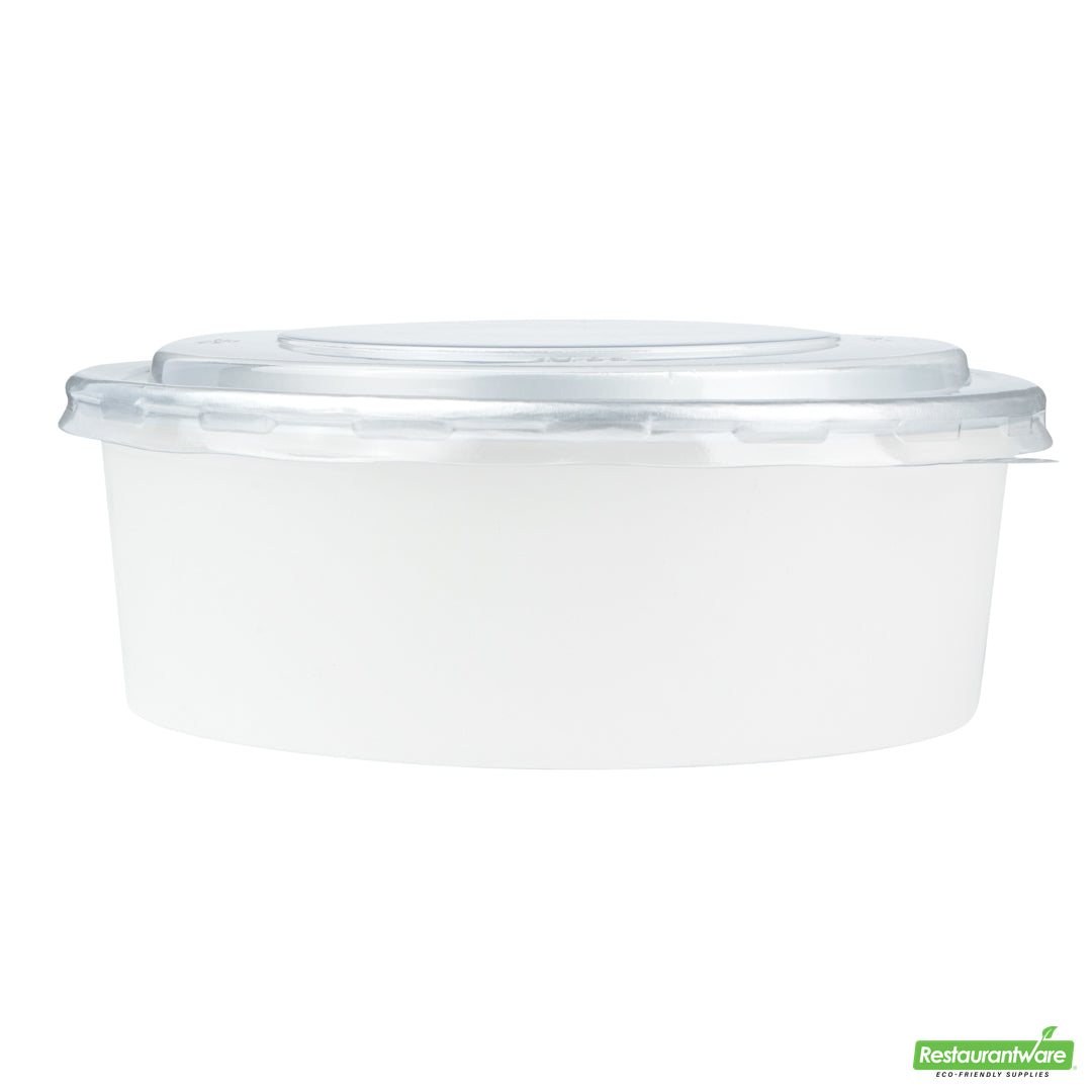 Wholesale Restaurantware Foil Lux Clear Plastic Take Out Container Lid - Fits 45 Oz- Bulk