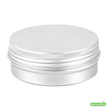 Wholesale Restaurantware 2 Oz Round Silver Tin Container - with Screw Lid- Bulk