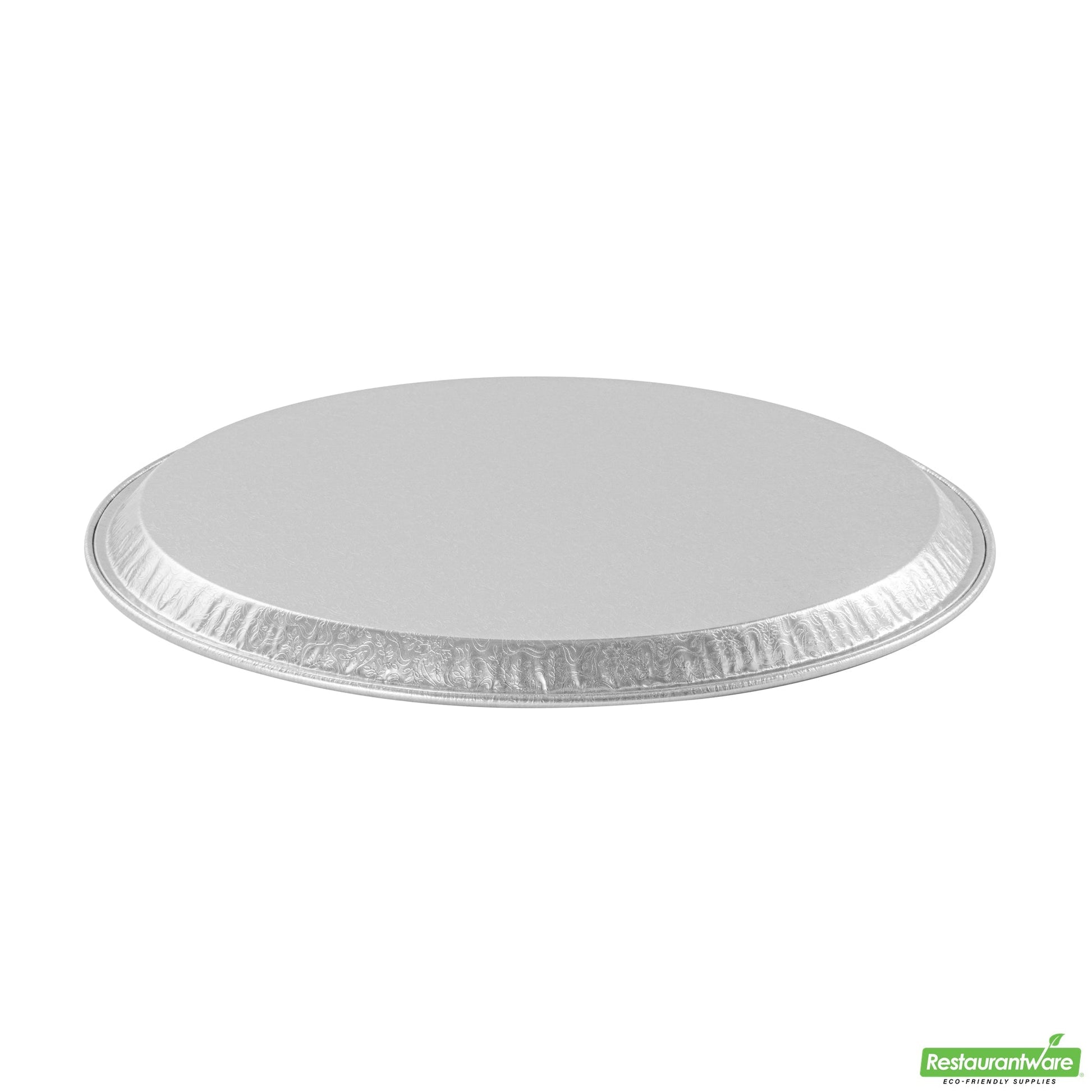 Wholesale Restaurantware Foil Lux Round Aluminum Catering Tray - 16 - 10 Count Box- Bulk