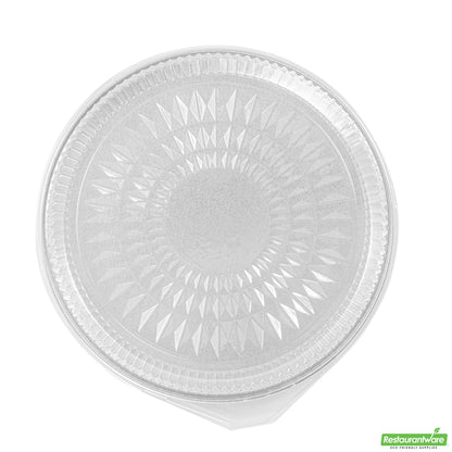 Wholesale Restaurantware Foil Lux Round Clear Plastic Dome Lid - Fits 16" Catering Tray - 20 Count Box- Bulk