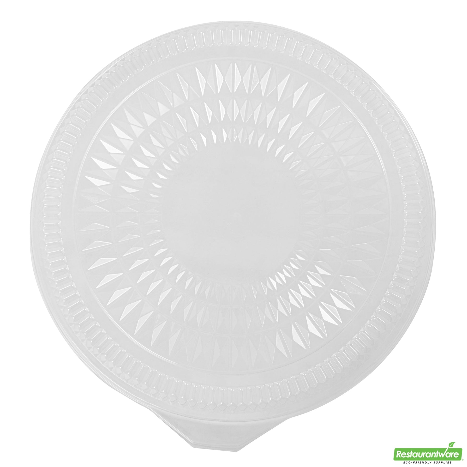 Wholesale Restaurantware Foil Lux Round Clear Plastic Dome Lid - Fits 18" Catering Tray - 20 Count Box- Bulk