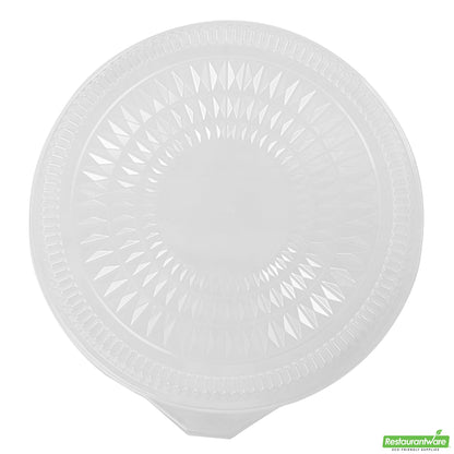 Wholesale Restaurantware Foil Lux Round Clear Plastic Dome Lid - Fits 18" Catering Tray - 20 Count Box- Bulk