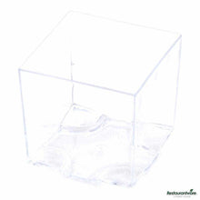 Wholesale Restaurantware 3 Oz Square Clear Plastic Quadrato Cup 20 ct- Bulk