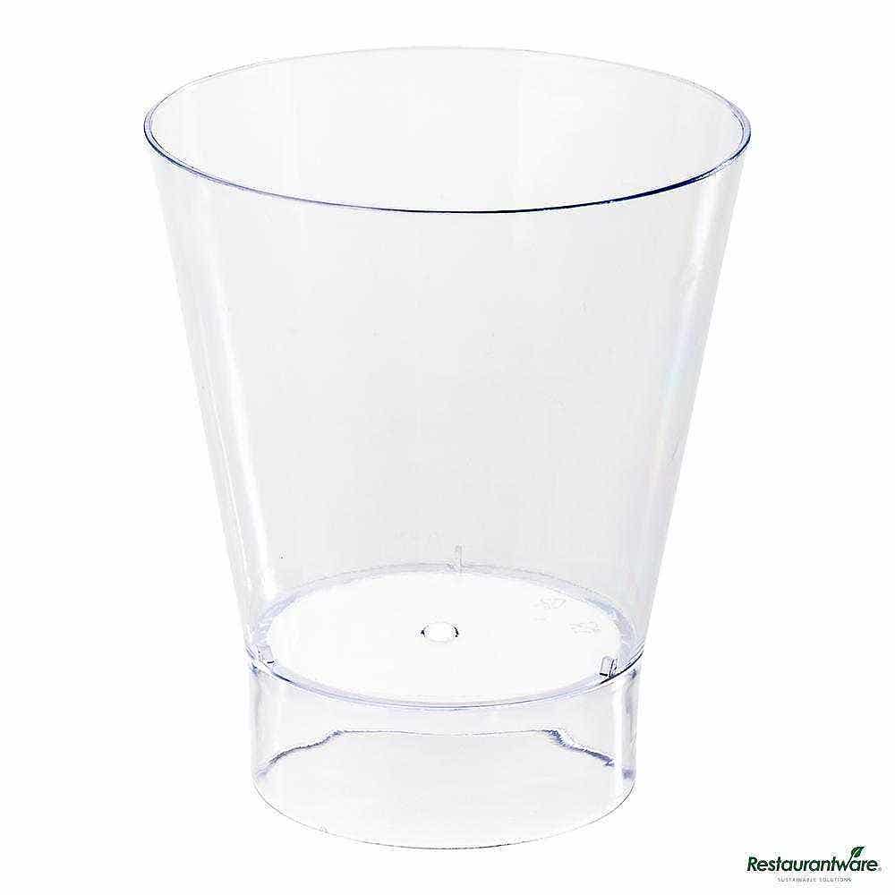 Wholesale Restaurantware 7 Oz Round Clear Plastic Large Parfait Glass 100 ct- Bulk