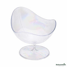 Wholesale Restaurantware 2 Oz Round Clear Plastic Ball Chair 5 ct- Bulk