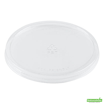 Wholesale Restaurantware Round Clear Plastic Lid - Fits 7 Oz Salad Bowl- Bulk