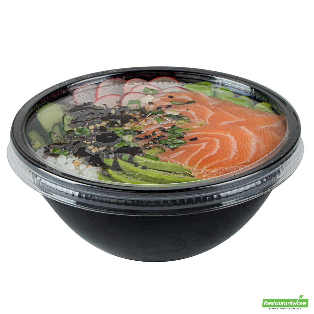 Wholesale Restaurantware Round Clear Plastic Lid - Fits 7 Oz Salad Bowl- Bulk