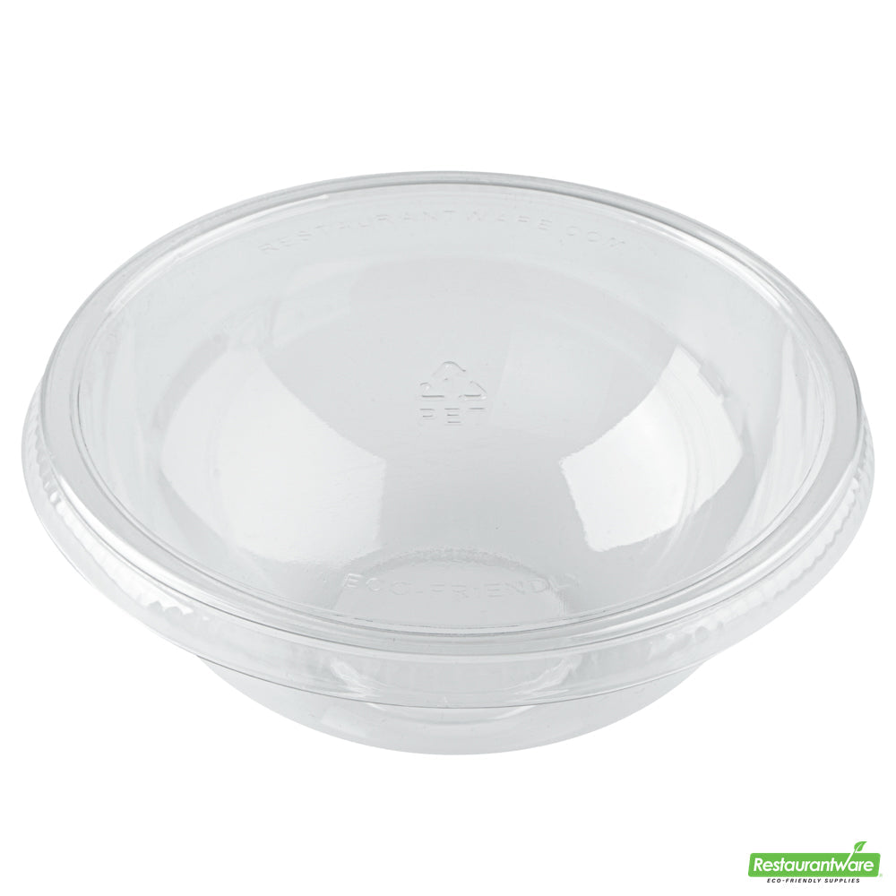 Wholesale Restaurantware Round Clear Plastic Lid - Fits 18 Oz Salad Bowl- Bulk