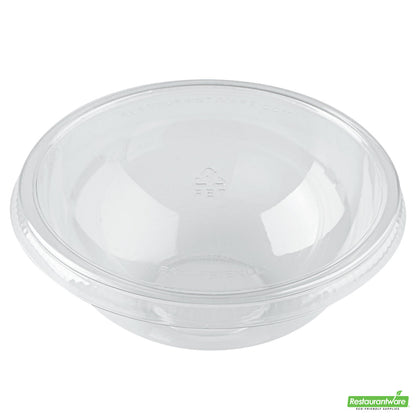 Wholesale Restaurantware Round Clear Plastic Lid - Fits 18 Oz Salad Bowl- Bulk