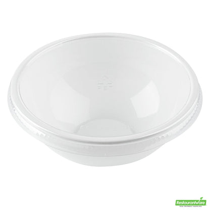 Wholesale Restaurantware Round Clear Plastic Lid - Fits 18 Oz Salad Bowl- Bulk