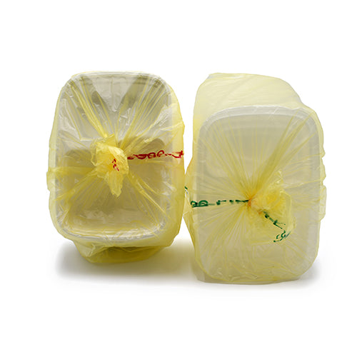 Wholesale Restaurantware Asporto 32 Oz White Plastic 2 Compartment Food Container - with Clear Lid, Microwavable - 8 3/4" X 6" X 2"- Bulk