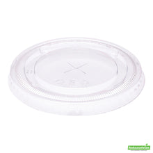 Wholesale Restaurantware Clear Plastic Flat Lid - Fits 20 Oz - 4" X 4" X 0.4"- Bulk