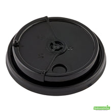 Wholesale Restaurantware Black Plastic 2-in-1 Straw or Sip Coffee Cup Lid - Fits 8, 12, 16 and 20 Oz- Bulk