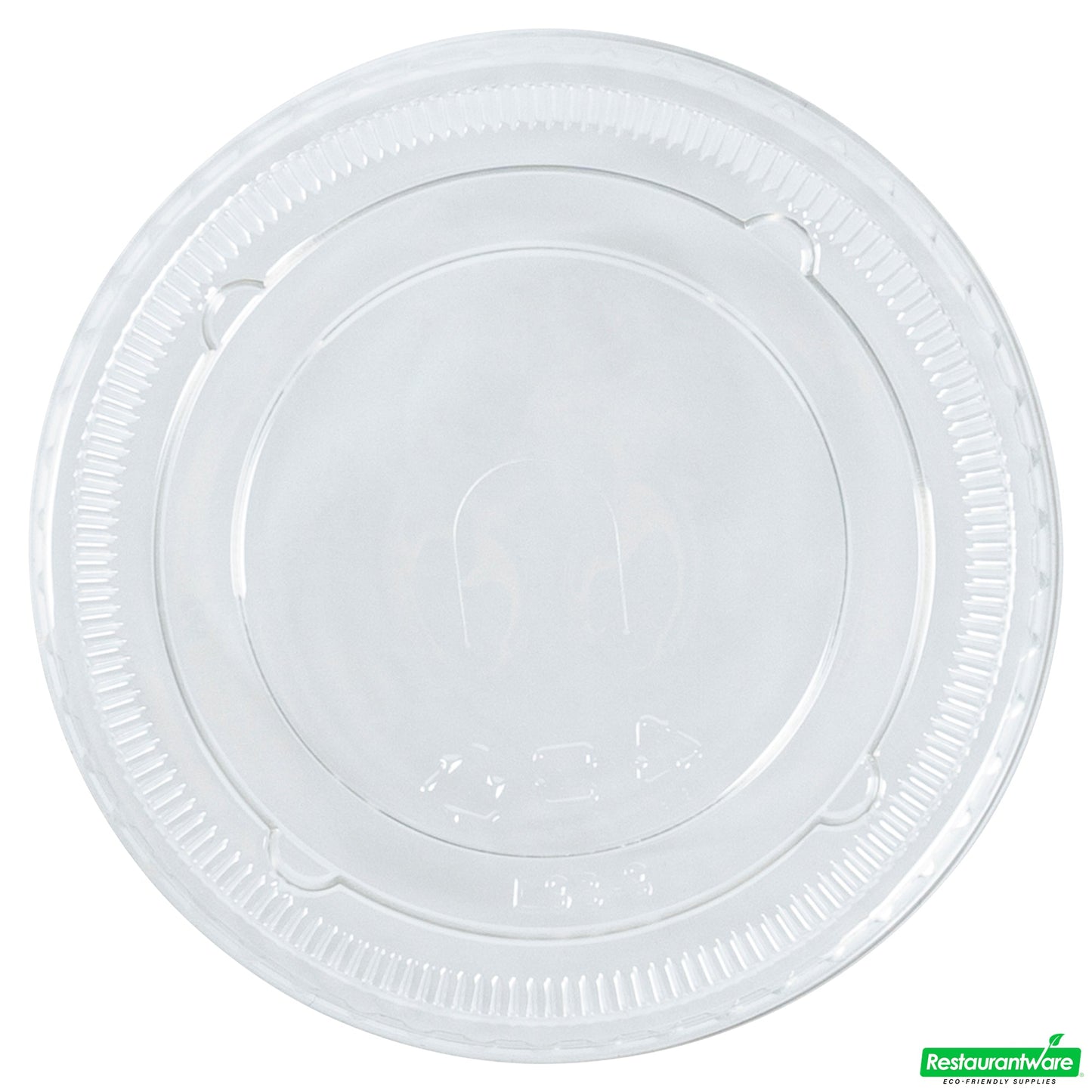 Wholesale Restaurantware Visage Round Clear Plastic Flat Lid - Fits 9 / 12 / 16 Oz- Bulk