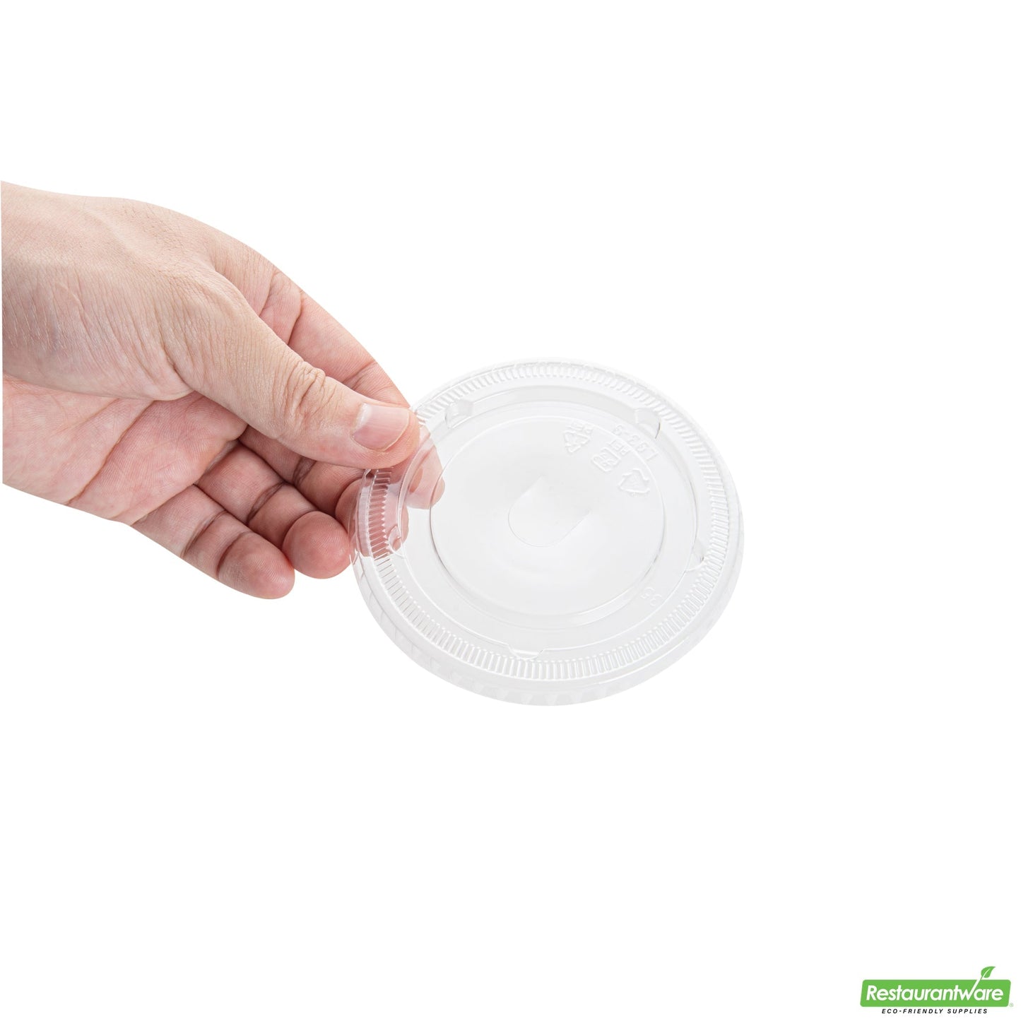 Wholesale Restaurantware Visage Round Clear Plastic Flat Lid - Fits 9 / 12 / 16 Oz- Bulk