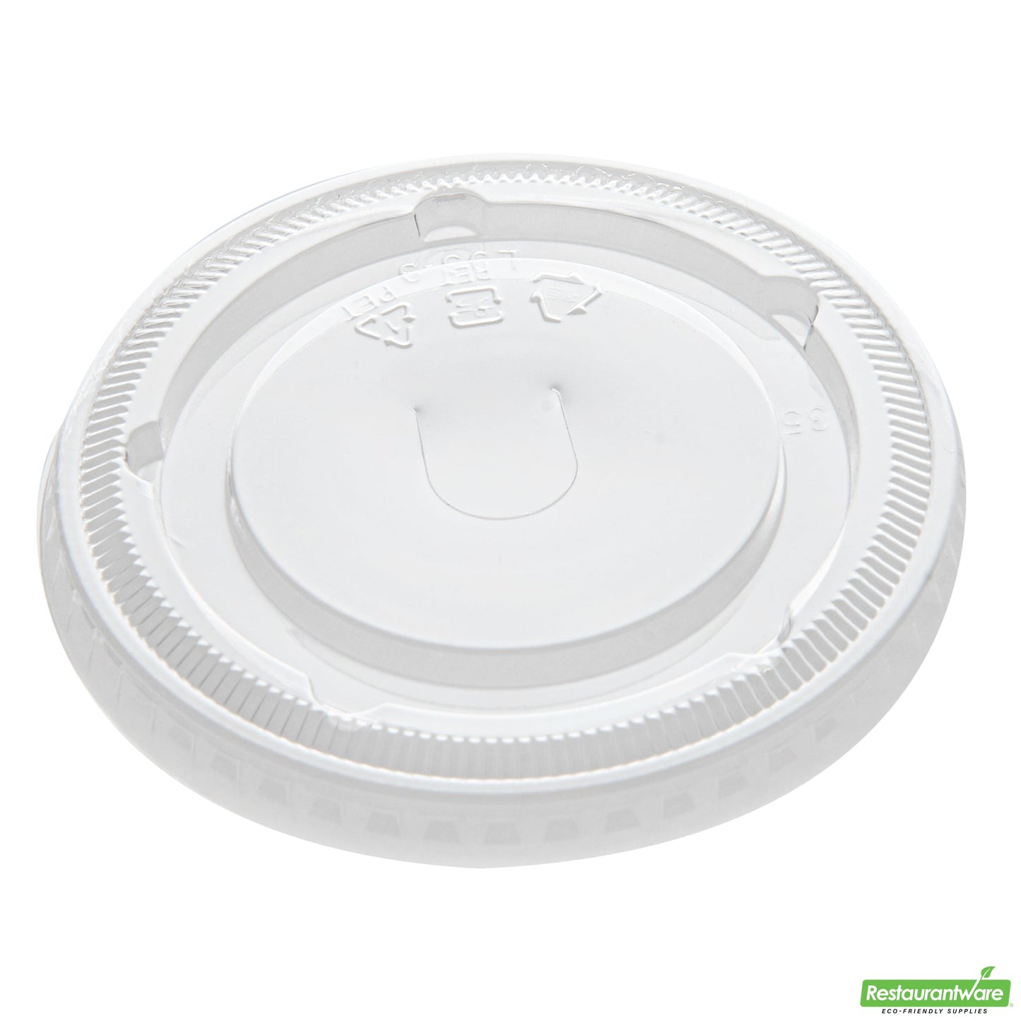 Wholesale Restaurantware Visage Round Clear Plastic Flat Lid - Fits 9, 12 and 16 Oz- Bulk