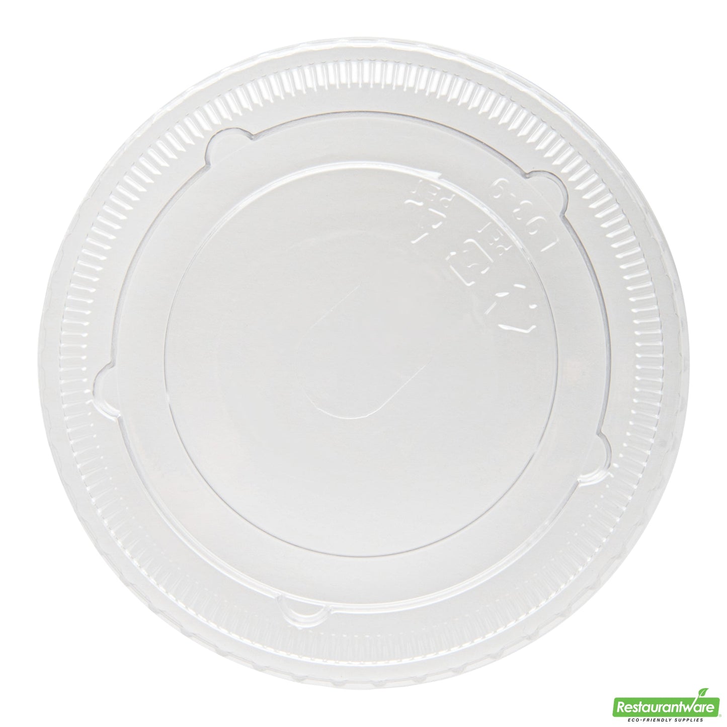 Wholesale Restaurantware Visage Round Clear Plastic Flat Lid - Fits 9, 12 and 16 Oz- Bulk