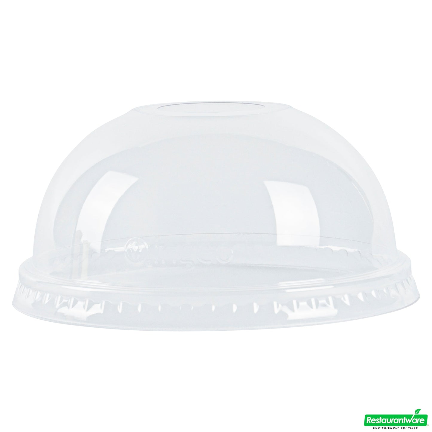 Wholesale Restaurantware Visage Round Clear Plastic Dome Lid - Fits 9 / 12 / 16 Oz- Bulk