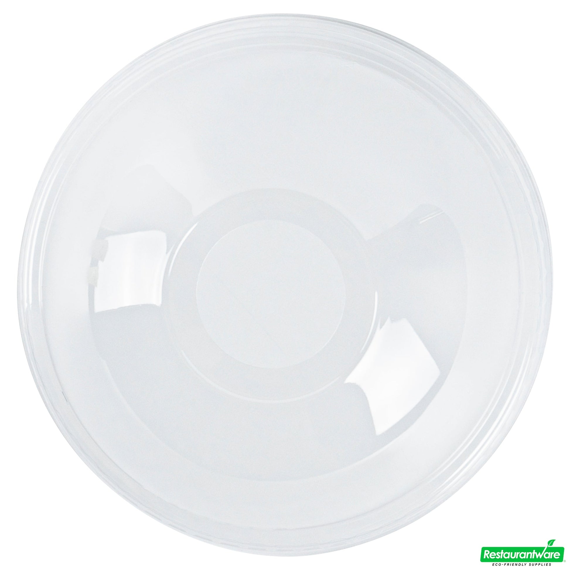 Wholesale Restaurantware Visage Round Clear Plastic Dome Lid - Fits 9 / 12 / 16 Oz- Bulk