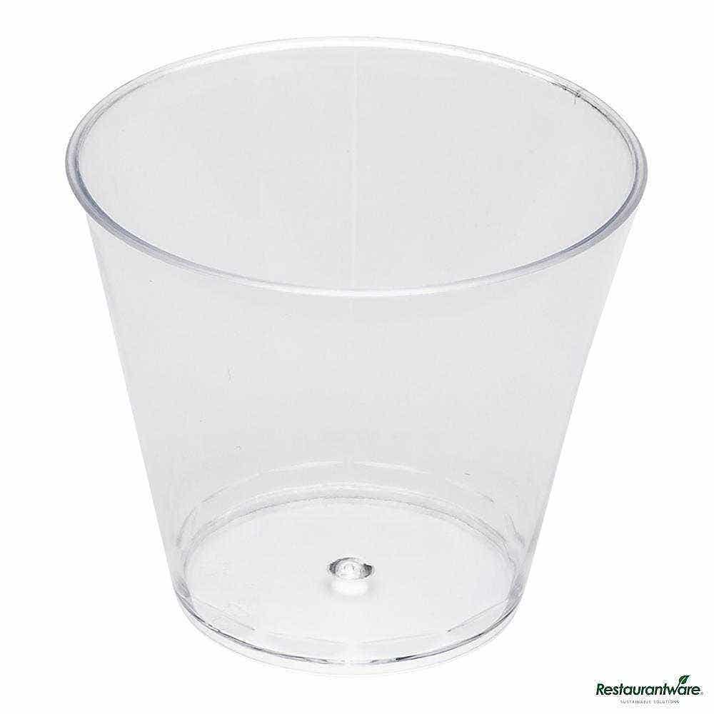 Wholesale Restaurantware 4 Oz Round Clear Plastic Arco Dessert Cup 20 ct- Bulk