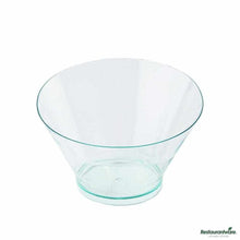 Wholesale Restaurantware 5 Oz Round Seagreen Plastic Small Incline Bowl 20 ct- Bulk