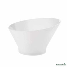 Wholesale Restaurantware 5 Oz Round White Plastic Small Incline Bowl 20 ct- Bulk