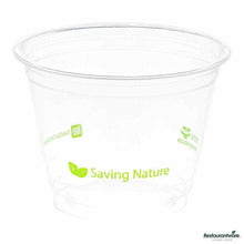 Wholesale Restaurantware Sustain 9 Oz Round Clear PLA Plastic Drinking Cup Compostable 100 ct- Bulk