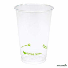 Wholesale Restaurantware Sustain 16 Oz Round Clear PLA Plastic Drinking Cup Compostable 100 ct- Bulk