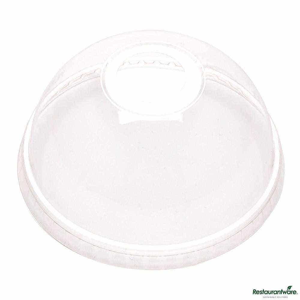 Wholesale Restaurantware Sustain Round Clear PLA Plastic Dome Lid 100 ct- Bulk