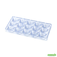 Wholesale Restaurantware Pastry Tek Polycarbonate Heart Outline Candy / Chocolate Mold - 15-Compartment- Bulk