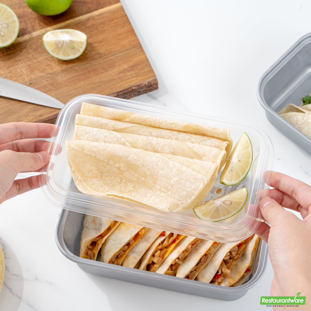 Wholesale Restaurantware Futura 15 oz Clear Plastic Heavy Duty Insert Tray - Fits 24, 34 and 44 oz Containers, Microwavable- Bulk