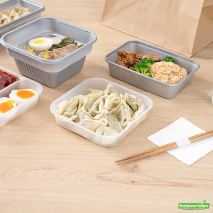 Wholesale Restaurantware Futura 14 oz Clear Plastic Insert Tray - Fits 34 oz Bowl, Microwavable- Bulk