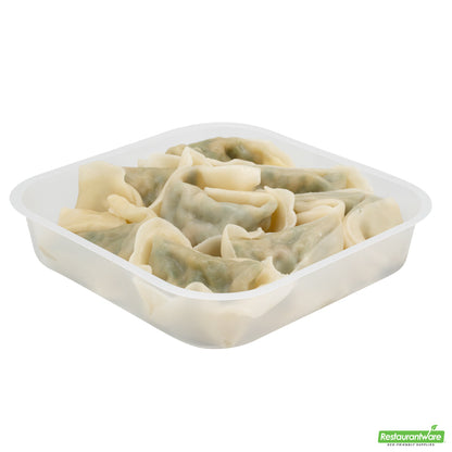 Wholesale Restaurantware Futura 14 oz Clear Plastic Insert Tray - Fits 34 oz Bowl, Microwavable- Bulk