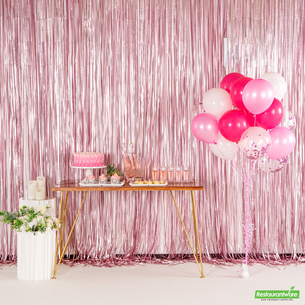 Wholesale Restaurantware Balloonify Pink Confetti Balloon Set - 20 Pieces- Bulk