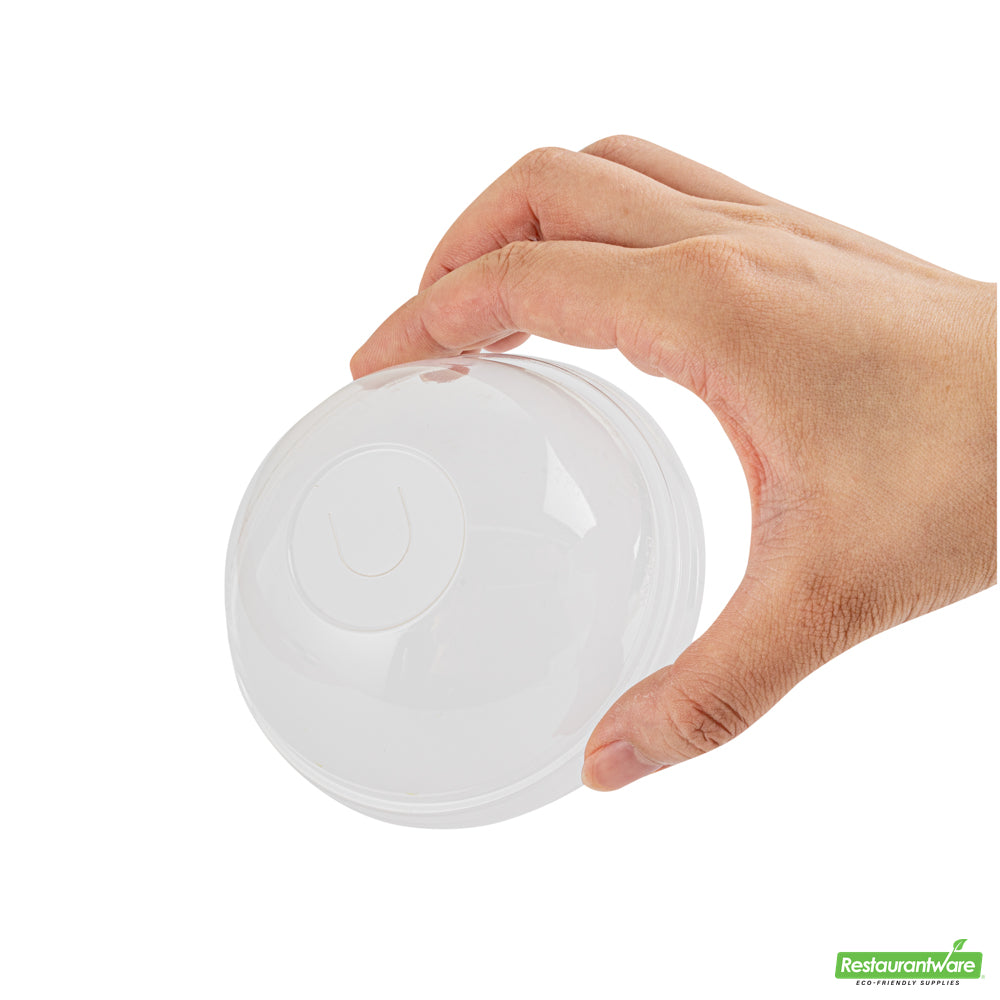 Wholesale Restaurantware Sustain Clear Pla Plastic Cold Cup Dome Lid - Fits 9, 12, 16, 20 and 22 Oz, Compostable- Bulk