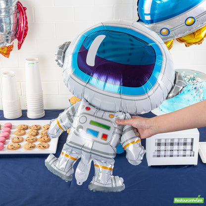 Wholesale Restaurantware Mylar 3-Piece Space Balloon Set - 33.1" X 23.6" X 0.1"- Bulk