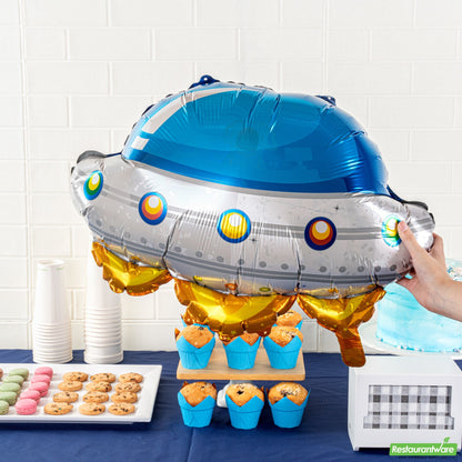 Wholesale Restaurantware Mylar 3-Piece Space Balloon Set - 33.1" X 23.6" X 0.1"- Bulk