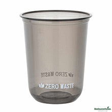 Wholesale Restaurantware Sustain 12 Oz U-Shape Black PLA Plastic Drinking Cup 100 ct- Bulk