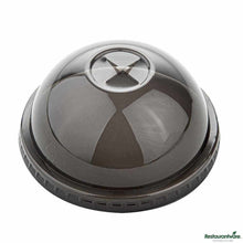 Wholesale Restaurantware Sustain Round Black PLA Plastic Dome Lid 100 ct- Bulk