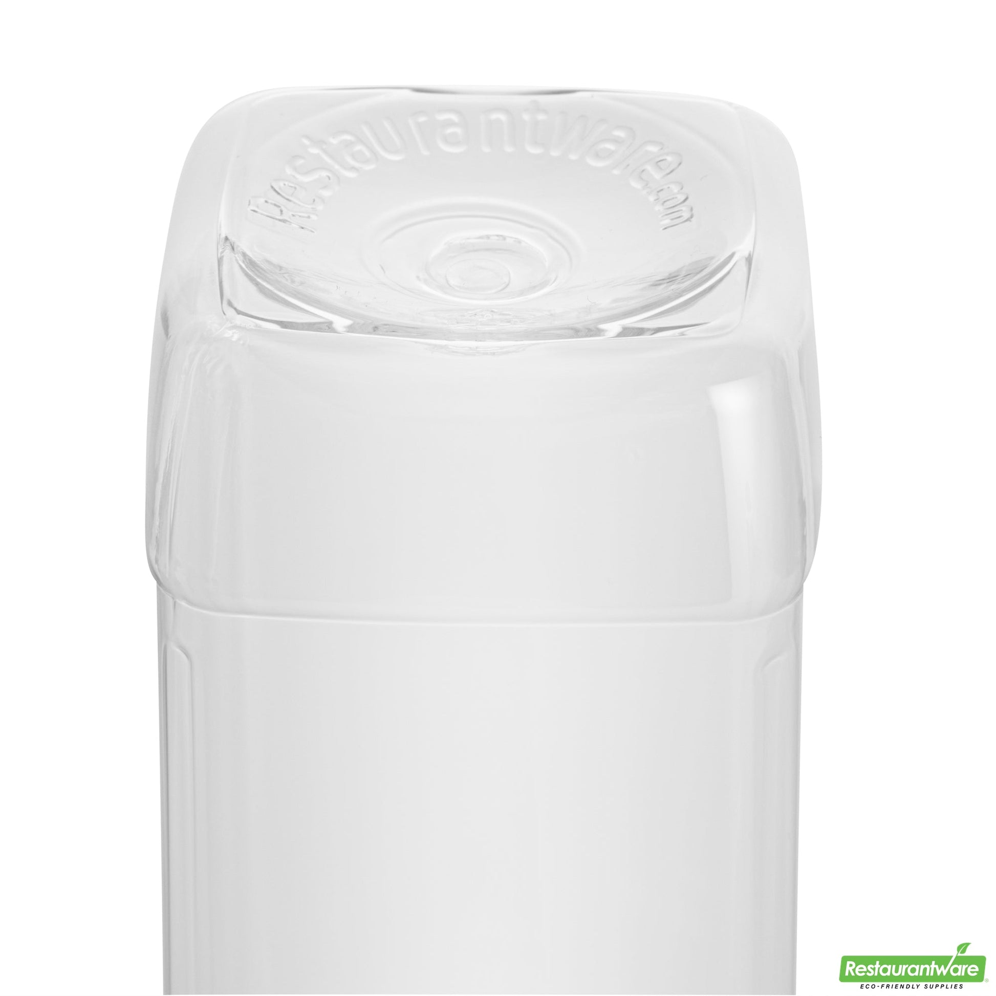 Wholesale Restaurantware Bottle Tek 10 Square Clear 12 Oz Plastic Juice Bottles with Safety Caps- Bulk