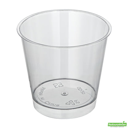 Wholesale Restaurantware Mini Serve 6 Oz Round Clear Plastic Dessert Cup - 3'' X 3'' X 2 3/4'' - 100 Count Box- Bulk