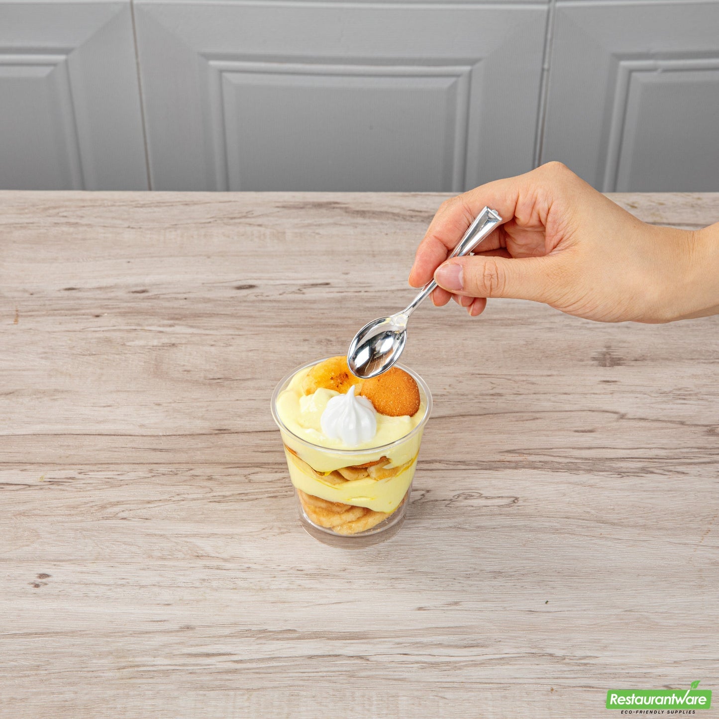 Wholesale Restaurantware Mini Serve 6 Oz Round Clear Plastic Dessert Cup - 3'' X 3'' X 2 3/4'' - 100 Count Box- Bulk
