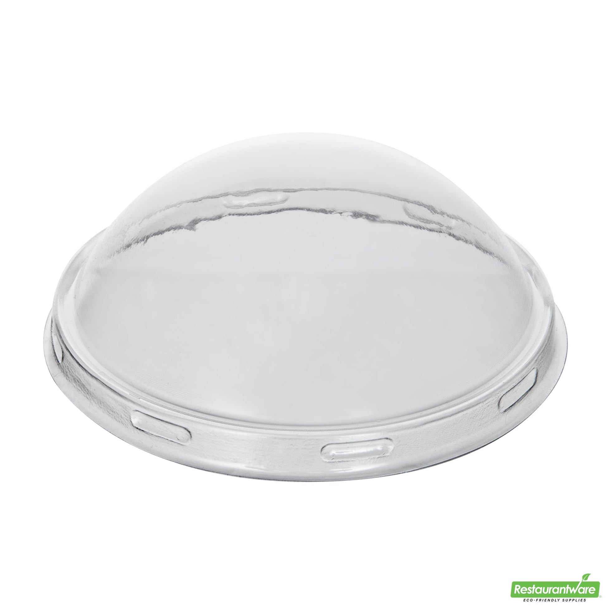 Wholesale Restaurantware Mini Serve Round Clear Plastic Dome Lid - Fits 6 Oz Dessert Cup - 100 Count Box- Bulk