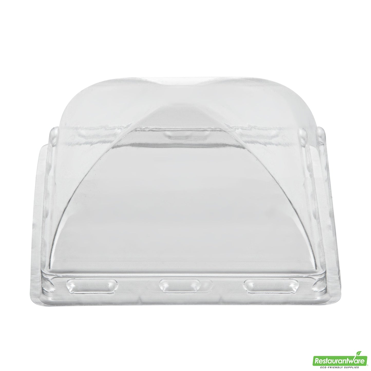 Wholesale Restaurantware Mini Serve Square Clear Plastic Dome Lid - Fits 5 Oz Dessert Cup - 100 Count Box- Bulk
